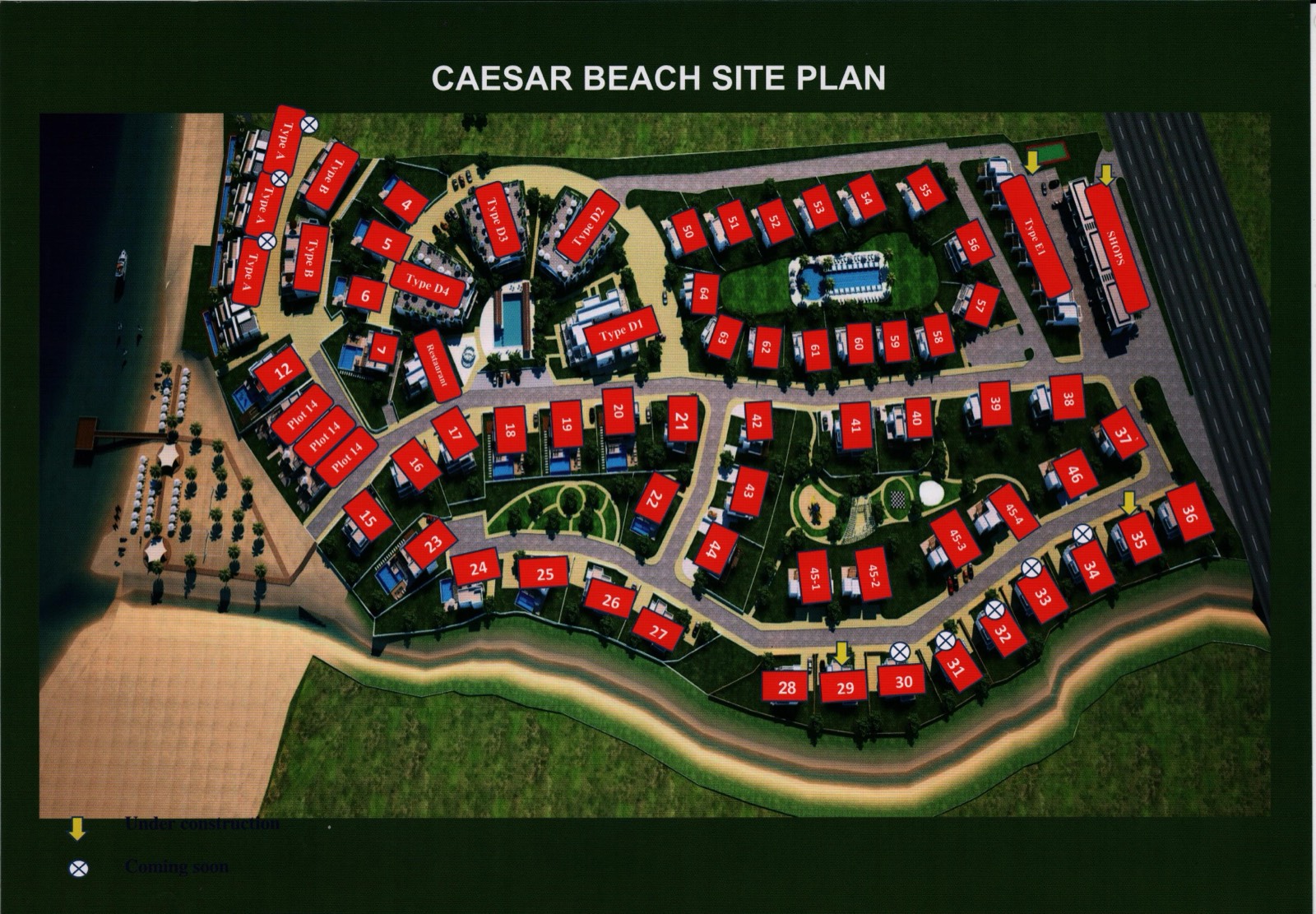 Caesar Beach Site Plan