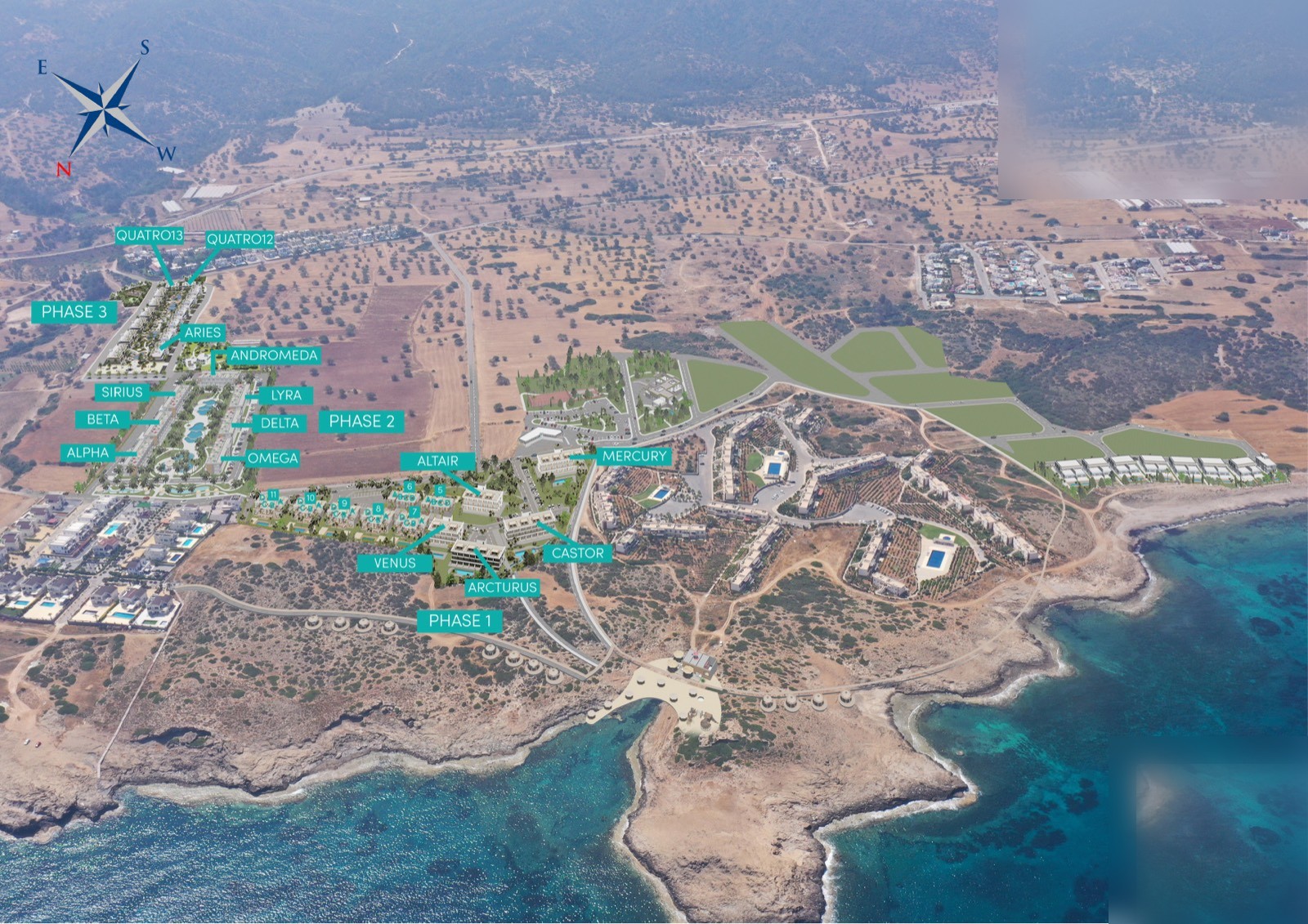 Caesar Breeze Site Plan