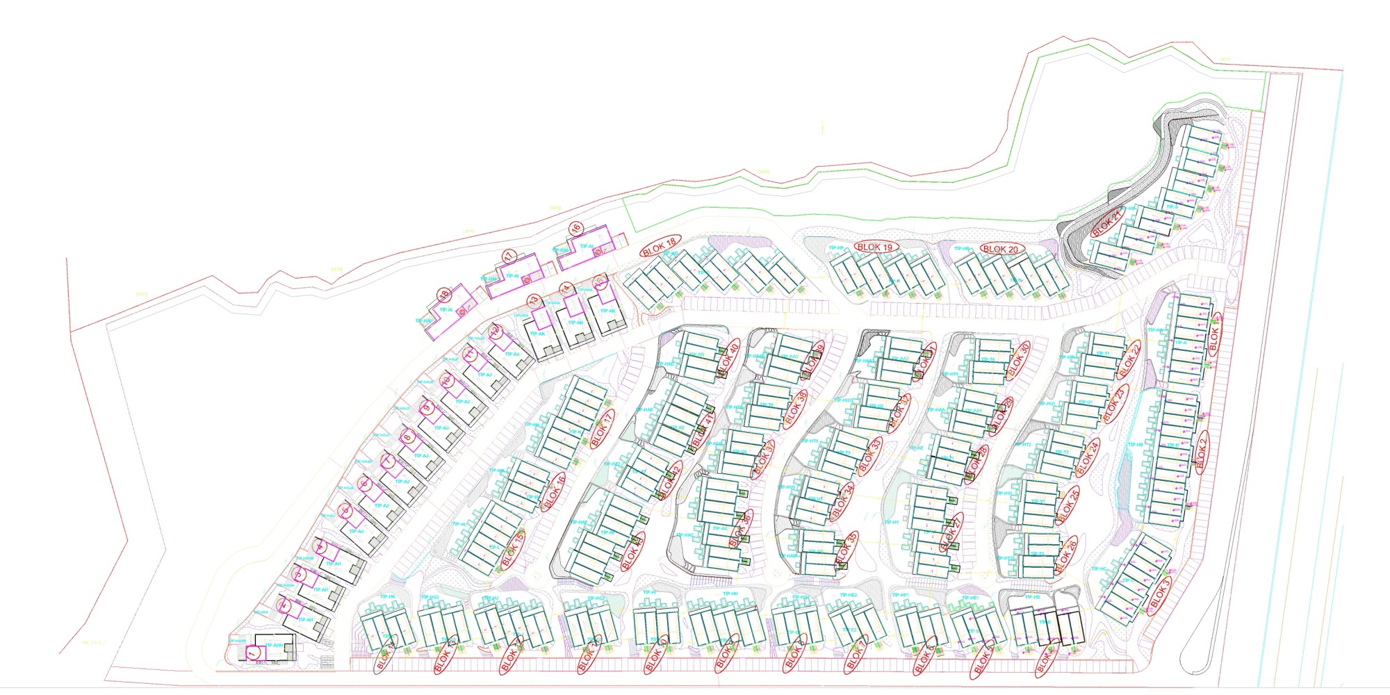 Casa Del Mare Site Plan